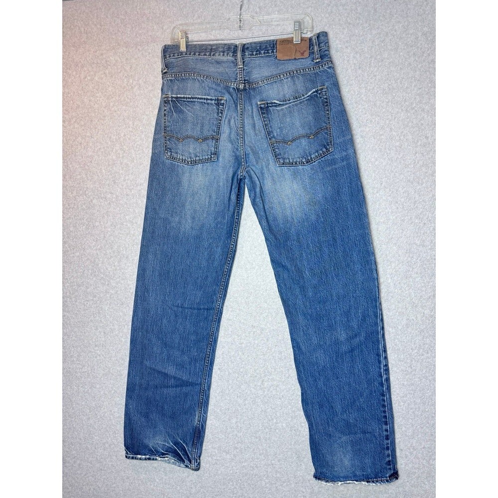AMERICAN EAGLE LOW LOOSE DENIM JEANS SIZE 32/34 100% cotton